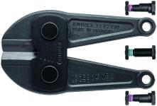 Knipex reserveknivhoved til 71 72 910 komplet med skruer