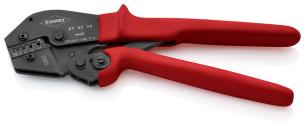 KNIPEX krympetang 250 mm med i-og uisolerede kabeltyller 0,25x6,0mm2 awg23-10 og 5 bakker