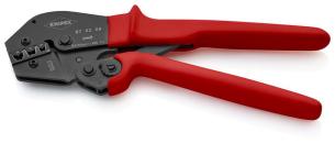 Knipex krympetang 250 mm med i-og uisolerede kabeltyller 10/16/25 mm2 awg 7/5/3 og 3 bakker