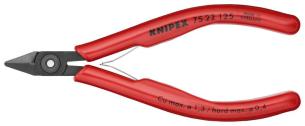 Knipex 75 22 125, Diagonal tang, Stål, Plast, Rød, 125 mm, 79 g