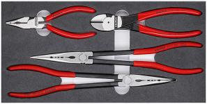 KNIPEX Automotive - Tangsæt - 4 stykker - i bakke (pakke med 4)