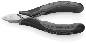 Knipex skævbider elektronik esd 115 mm med spidst fladt hoved og skær med lille facet