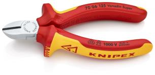 Knipex skævbider isoleret 125 mm
