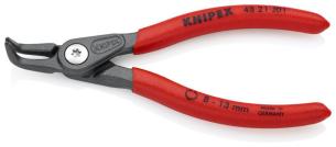 Knipex 48 21 J01, Cirkeltænger, Stødbestandig, Dielektrisk, Krom-vanadium-stål, Plast, Rød, 130 mm