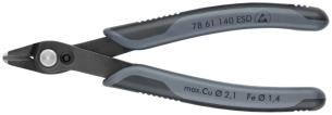 Knipex elektroniktang super knips xl esd bruneret 140 mm