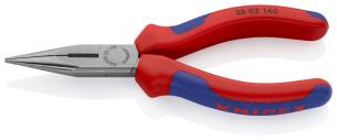 Knipex fladrundtang med skær 140 mm