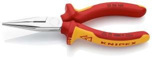 Knipex fladrundtang med skær 160 mm 25 06 160