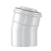 Bosch aftræksbøjning balanceret 15° dn80/125