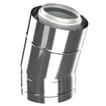 Bosch aftræksbøjning balanceret 15° dn80/125 rustfrit stål