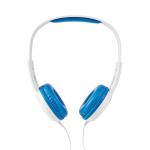 Nedis Nedis Kablede hovedtelefoner | 1,2 m rundt kabel | On-ear | Blå/hvid