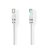 Cat 5e kabel | UTP | RJ45 (8P8C) Hanstik | RJ45 (8P8C) Hanstik | 7.50 m | Runde | PVC | Hvid | Mærke