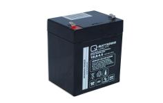 Q-batteries 12v - 4,5ah blybatteri f1 90x70x107