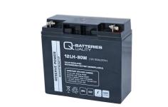 Q-batteries 12v-20ah blybatteri high drain 80w