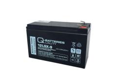 Q-batteries 12v-9,0ah blybatteri 151x65x94