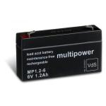 Multipower 6v-1,3ah 97x24x52 f1