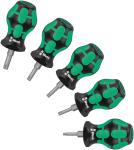 Wera stubby set tx 1 skruetrækkersæt torx 5 dele