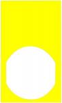 Name plate 30 x 50 yellow - black marking