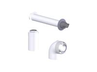 Metalbestos connext vandret aftræk c13 80/125 mm