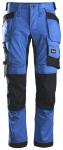 Snickers AW Bukser stretch med hylsterlommer blå/sort 6241 - blå/sort / 52 | Bukser | Arbejdsbukser | Cordura