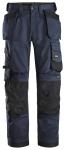 Snickers AW Bukser stretch med hylsterlommer Lose Fit navy/sort 6251 - navy/sort / 56 | Bukser | Arbejdsbukser | Cordura