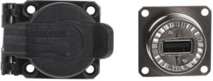 Amphenol usb-støvdæksel usbf-serien kvadratisk flange