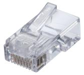 Modular Plug Feed-Thru kat.5e UTP leder diameter Ø1,0mm pk.50 stk - (50 stk.)