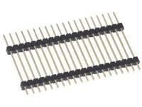 Pin-række header 20x1pol 2,54mm total højde 29,0mm