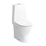 multikvik ekskl hvid overflade rengøringsvenlig lcc wall to back rimless p-lås med toilet n pro laufen