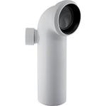 Geberit toiletbøjning 90gr. ekstra tilslutning til venstre, 110mm, 50mm, Alpin-hvid