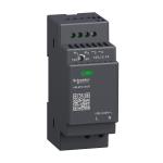 Modicon switchmode strømforsyning modular til din-skinne med 12 vdc 25 w-2,1 a udgang og 100-240 vac 1-faset forsyning