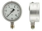 Kemi vakuum-/manometer 1/2 x ø100 ÷1-3 bar nedadrettet studs med glycerin