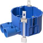 Halogenfri forfradåse med rørtud (2x ø16-20 mm) 1 modul