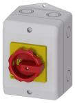 Sentron lastafbryder 3ld nødafbryder 3- polet iu: 25 a driftskapacitet ved ac-23 a 400 v: 9.5 kw
