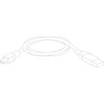 Usb kabel (miniusb/usb) micrologic x