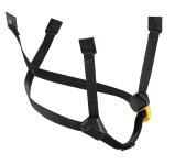 Petzl dual hagerem t. vertex & strato hjelme ekstra længde sort/gul