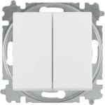Abb-basic55 kroneafbryder blank hvid 10a 1 modul leveres inklusive tangenter billede