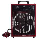 Wexim Proff varmeblæser, 9 kW/400 V Monteret med 1,6 mtr. 5G1,5mm ² H07RN-F kabel og 400-V-CEE-stik.