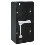 Underlag 2-modul, lodret, IP55, sort - Niko