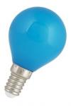 Kronepære LED 1w E14 blå, G45, ø45x76mm