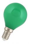 Kronepære LED 1w E14 grøn, G45, ø45x76mm