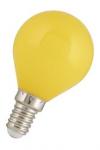 Kronepære LED 1w E14 gul, G45, ø45x76mm