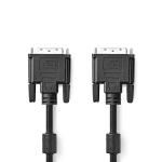 DVI-kabel | DVI-D 24 + 1-pin han | DVI-D 24 + 1-pin han | 2560x1600 | Nikkelplateret | 10.0 m | PVC | Sort | Plastikpose