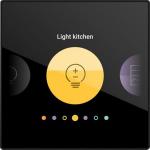 Digital black betjeningsskærm 230v