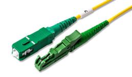 Patchkabel sm g657a 2m simplex sc/apc-e2000/apc 2mm gul