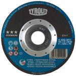 PREMIUM*** Deep Cut Protection forsat skæreskive 125x1,2x22,23 A46Q-BFP Stål/Inox - (25 stk.)