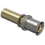 Wavin Tigris M5 overgang 16 x 15 mm til metalrør. DZR messing. Til U, UP, H, B , TH bakker billede