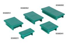 Bis strut profilskinne endeprop 41x82