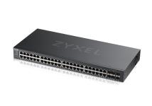 Zyxel gs2220-50 44-ports gigabit l2 switch med 4 gigabit combo porte og 2 gigabit sfp porte (inkl 1 år nebula pro pack license)