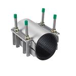 Romacon bandagemuffe 273-293 x 400 mm. 2-sidet bespænding. EPDM pakning. Syrefast stål AISI316