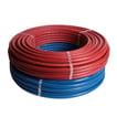 Henco alupex-rør ø32 x 3,0 mm x 25 m med 13 mm blå isolering